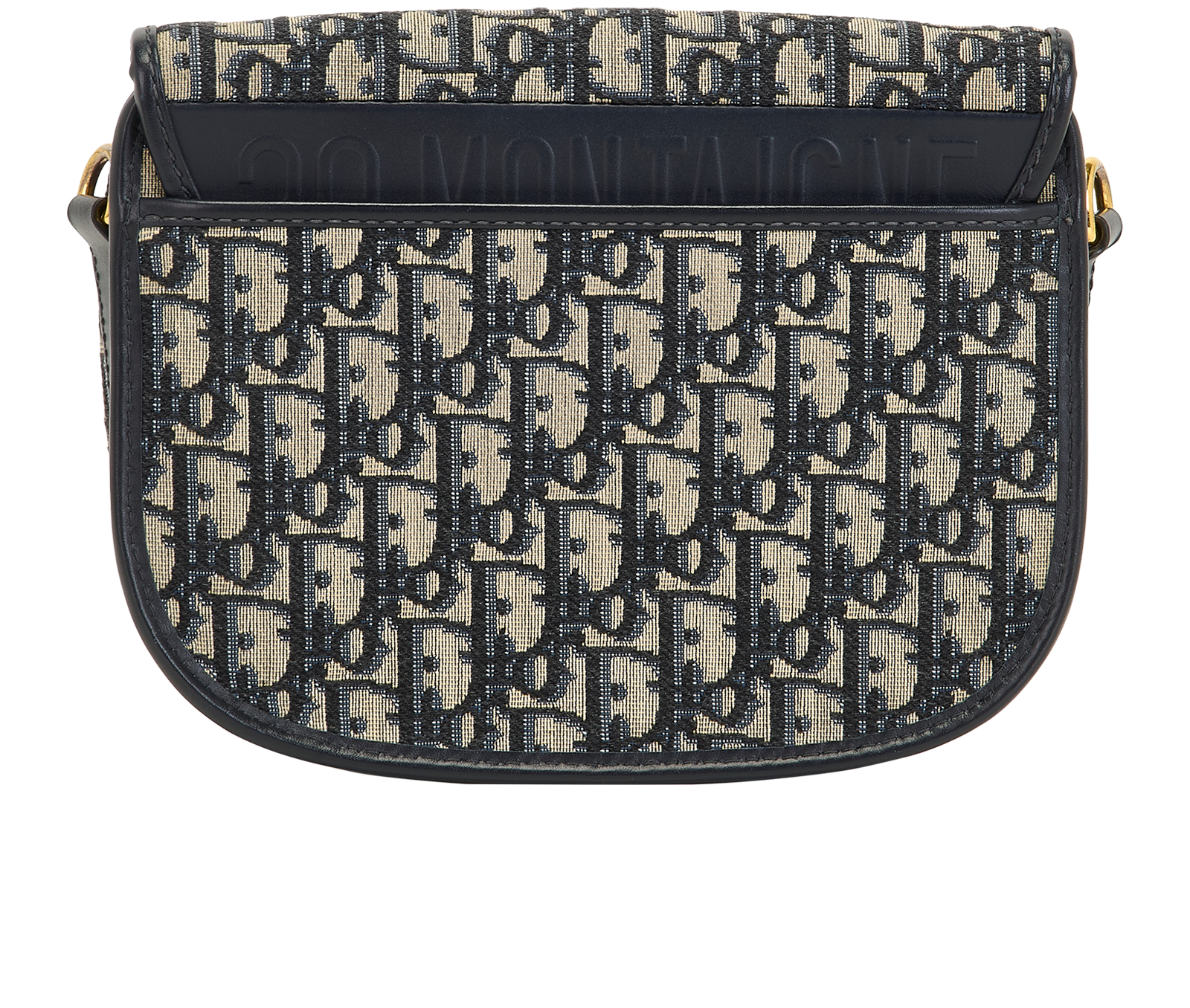 Medium Bobby, &pound;2,100, Handbags, Beige/Blue, Canvas, Back view